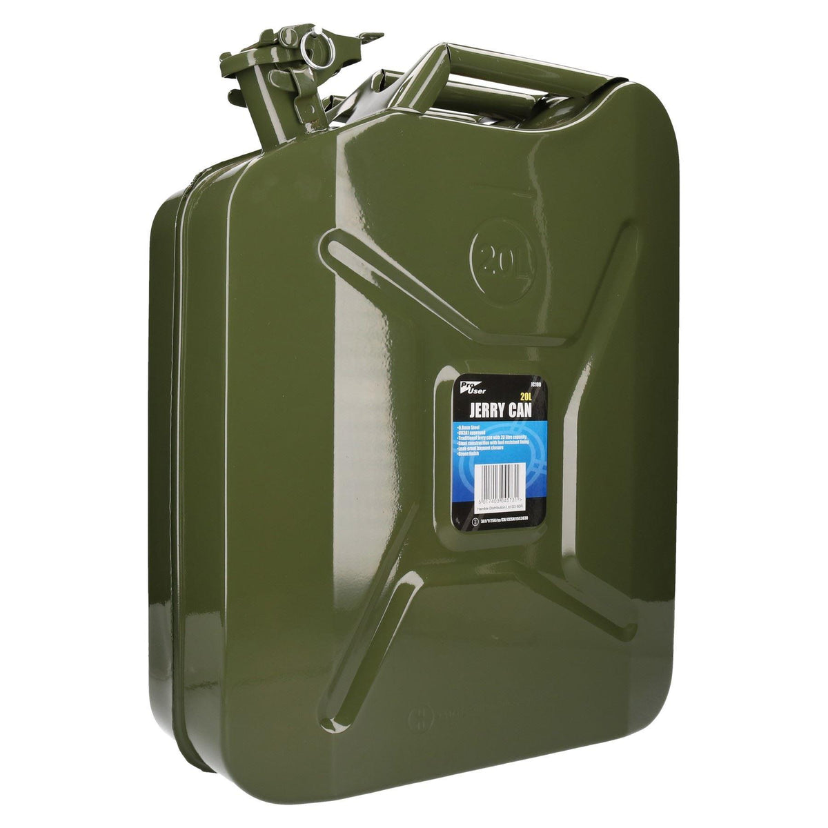 20 LTR Metal Fuel Jerry Can Holder Storage for Petrol Diesel Oil Container 4pc