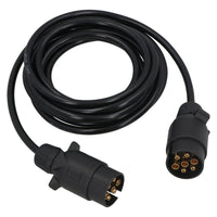 Anhängerlicht-Elektrik, 3,5 m, Verlängerungskabel, Stecker auf Stecker, 7-poliger Stecker