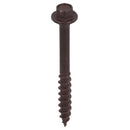 63mm Timber Sleeper Wood Screws For Railway Sleepers Hex Head Brown 30pc