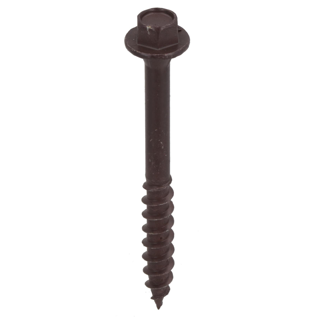 63mm Timber Sleeper Wood Screws For Railway Sleepers Hex Head Brown 30pc