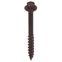 63mm Timber Sleeper Wood Screws For Railway Sleepers Hex Head Brown 30pc