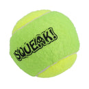 Lot de 3 balles de tennis couinantes de taille moyenne pour chiot, Chuck Fetch Play Time - 6,5 cm