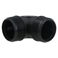 Polypropylene PP 1-1/2in BSP Male x Male Threaded 90° Elbow Connector