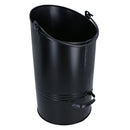 Eclipse Coal Hod Black Metal Ash Tidy Bin Coal Carrier Fire Log Burner Kindling