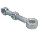 Swing Gate Long Eye Bolts Hinge + Nuts Adjustable Zinc Plated 12mm – 24mm
