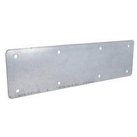Large Internal Sleeper Straight Support Plate 100mm x 350mm Galvanised Steel