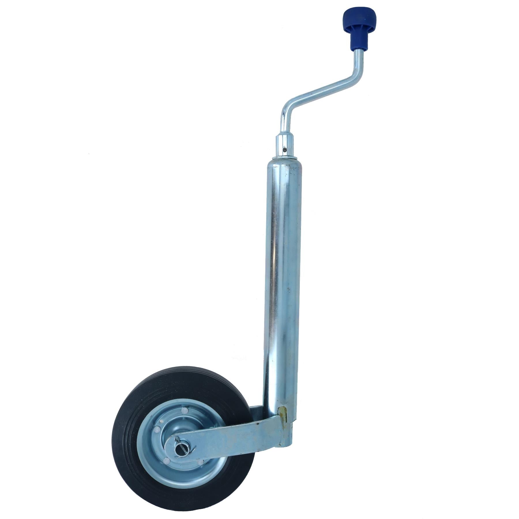 48 mm Stützrad für Anhänger und Wohnwagen mit 200 mm zentriertem Stahlrad