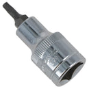 T25 Außen-Torx-Bit Stern-Stecknuss 1/2 Zoll Antrieb Standard Innen Chrom-Vanadium-Stahl