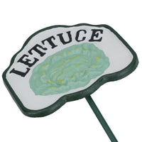 Vegetable Signs Markers Labels Cast Iron Plant Plaque Garden Yard Allotment