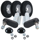 350 kg verzinkte Anhängerfederung &amp; 3 x 8 Zoll Räder &amp; Reifen-Kit 4 Zoll PCD