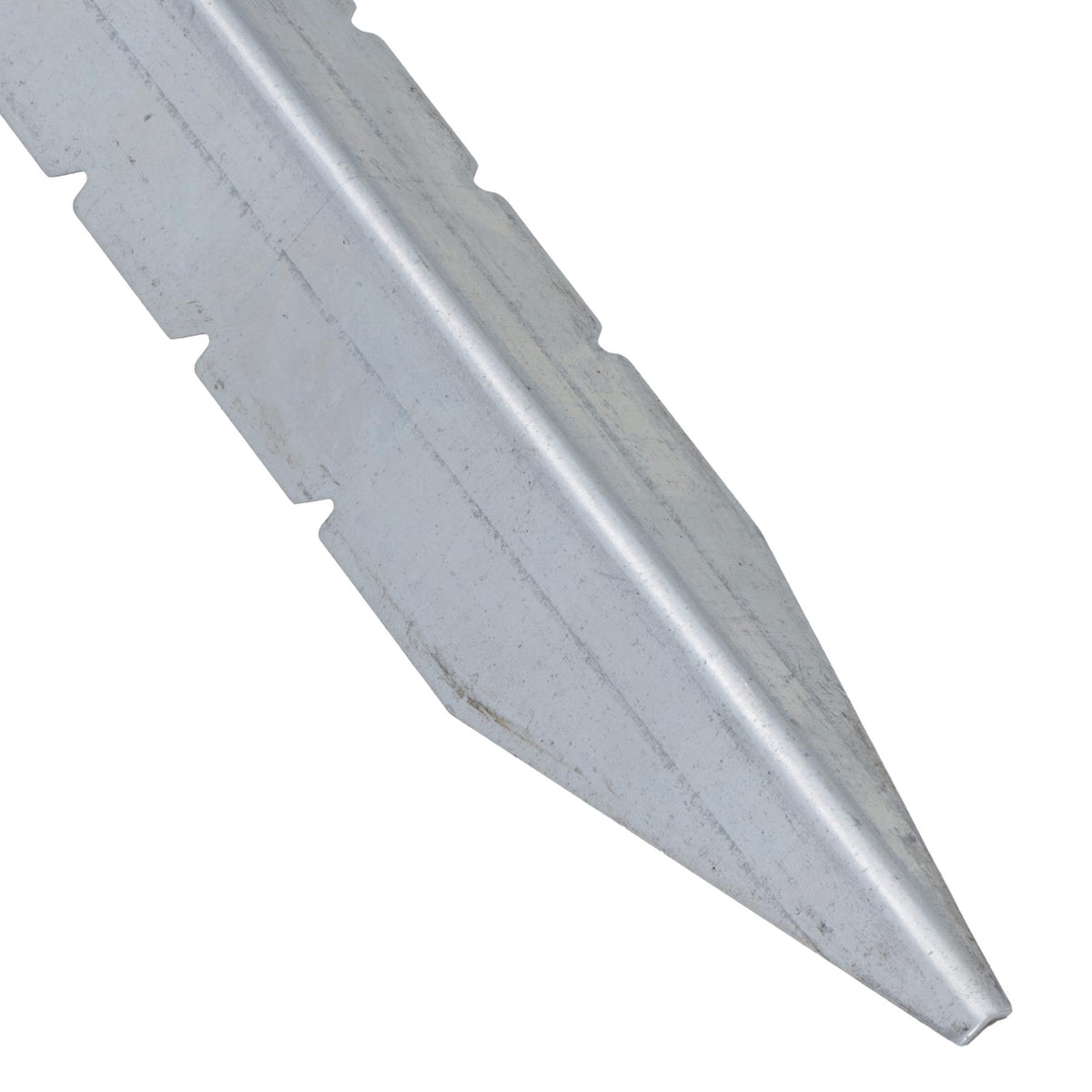 Garden Sleeper Single Corner Support Galvanised Stake Spike 440mm Long