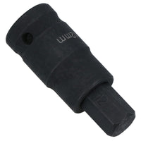 M12 x 55mm 1/2in Drive Short Impact Impacted Allen hex Key Socket 12mm