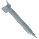 Garden Sleeper Single Corner Support Galvanised Stake Spike 440mm Long