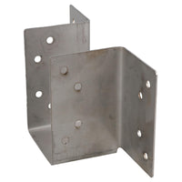 Stainless Steel Mini Timber Wood Joist Beam Hanger 50mm For Decking Lofts