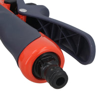 Deluxe Garden Watering Spray Gun Adjustable Nozzle 10 Spray Pattern Soft Grip