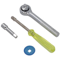 1/4"-Antrieb, flacher Steckschlüsselsatz mit Ratsche, 17-teilig, metrisch, 4 mm bis 13 mm, TE397