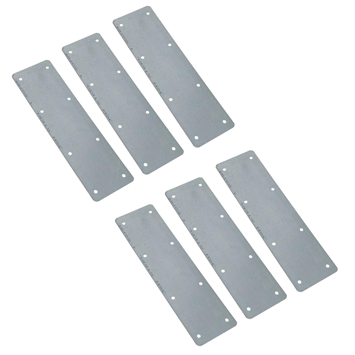 Large Internal Sleeper Straight Support Plate 100mm x 350mm Galvanised Steel