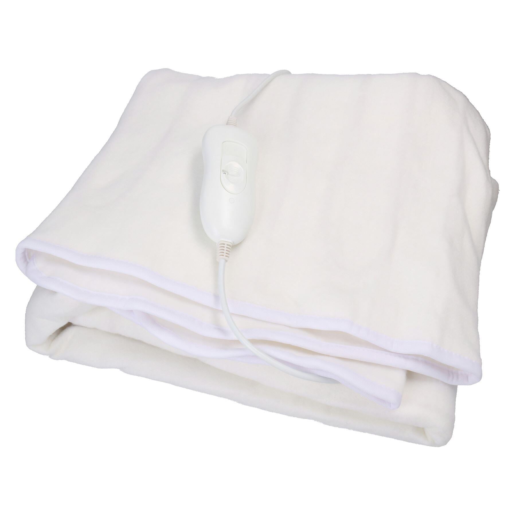 Small Electric Heated Under Blanket for Single Beds Machine Washable Warm