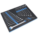 Metric Combination And Double Offset Ring Spanner Wrench Set 6 – 24mm 25pc