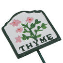 Herb Signs Markers Labels Cast Iron Plant Plaque Garden Yard Allotment