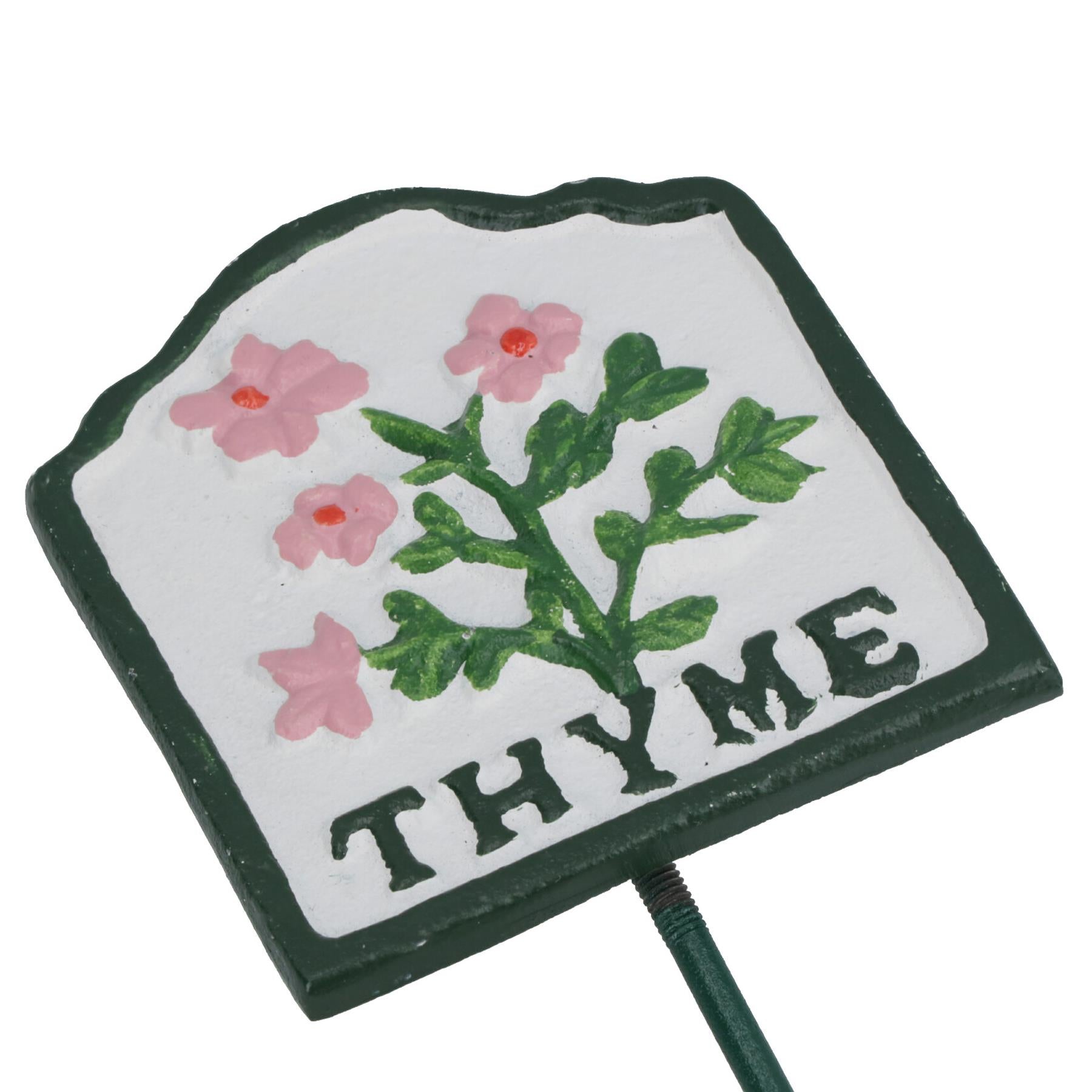 Herb Signs Markers Labels Cast Iron Plant Plaque Garden Yard Allotment