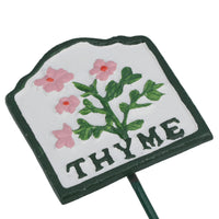 Herb Signs Markers Labels Cast Iron Plant Plaque Garden Yard Allotment