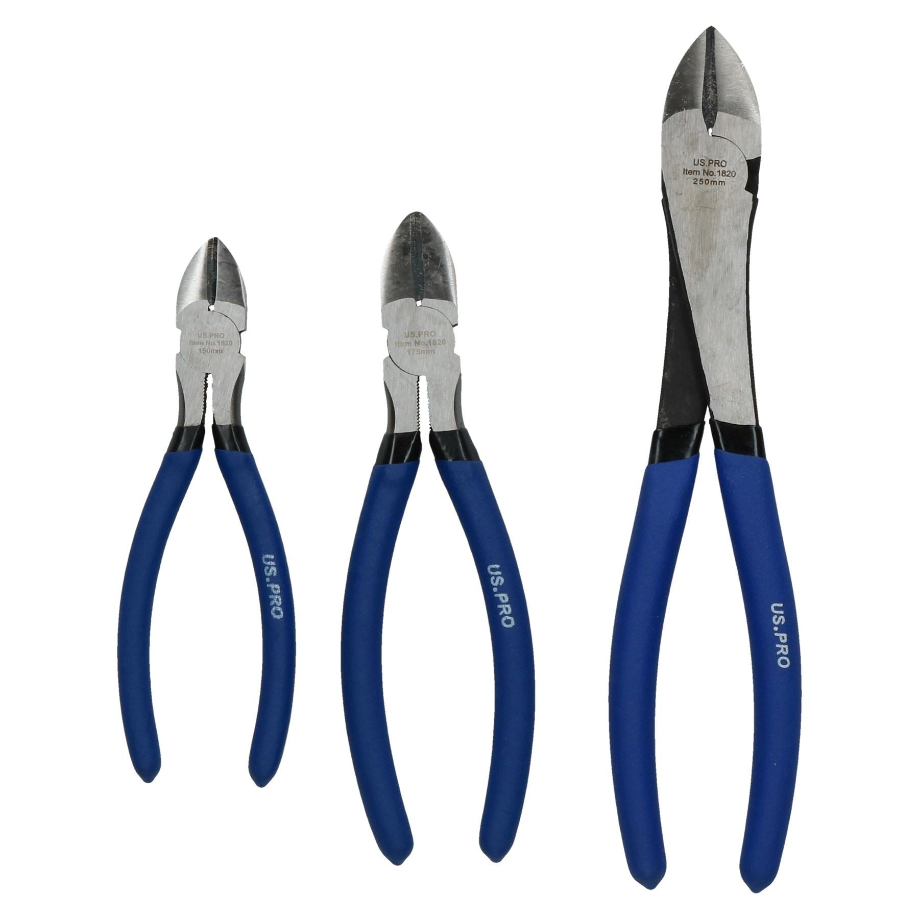 Cutting Plier Side Diagonal Cutters Wire Cable Snips 6" / 8" / 10"  AT148