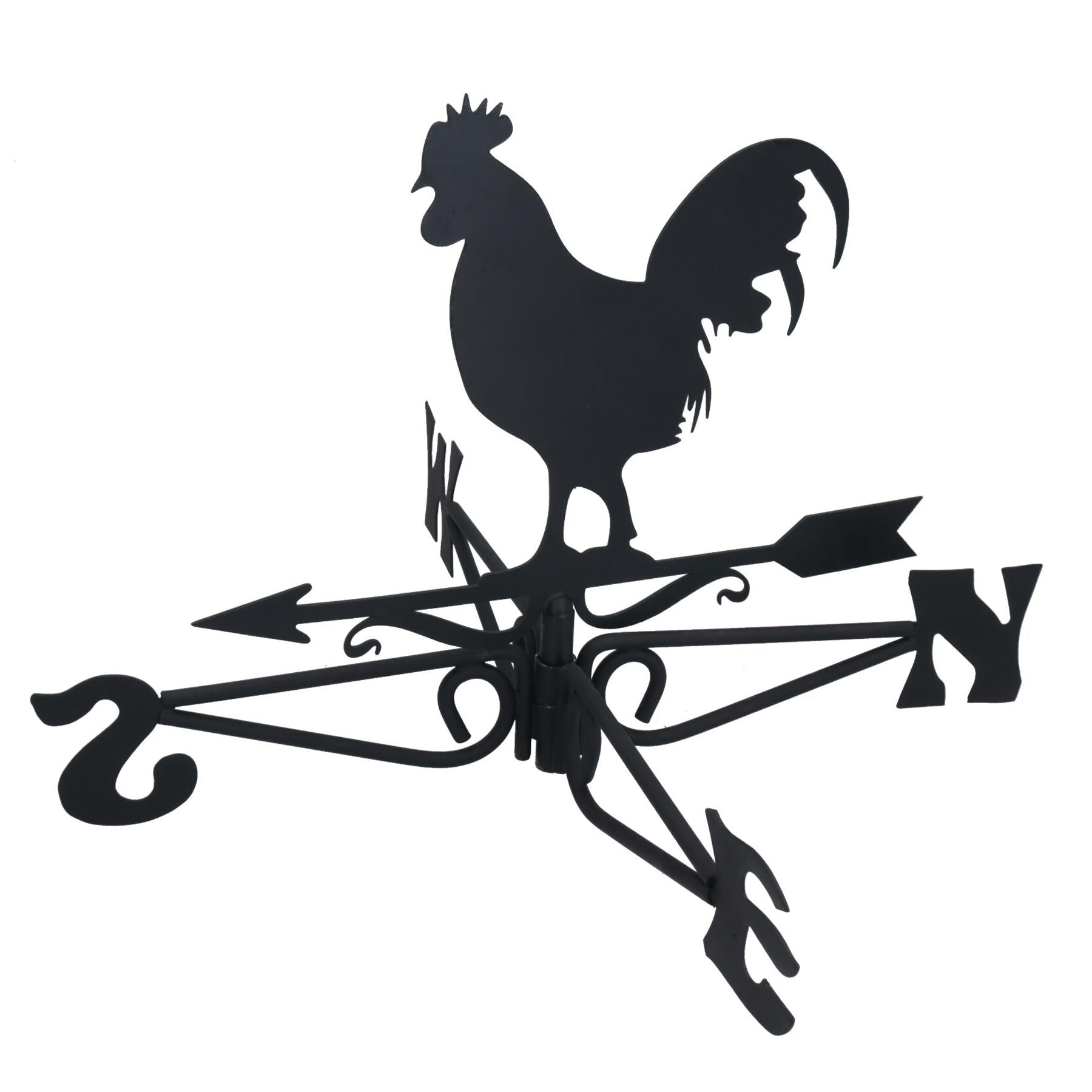 Cockerel Chicken Hen Weather Vane Vain Wall Mount House Roof Pressed Steel