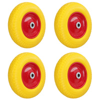 14,5 Zoll pannensicheres Schubkarrenrad mit Schaumstofffüllung, 25 mm Bohrung, 200 kg Tragkraft
