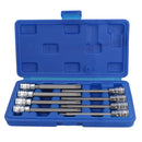 Douilles Torx Star Tamper courtes et extra longues 3/8" dr T10 - T60 inviolables