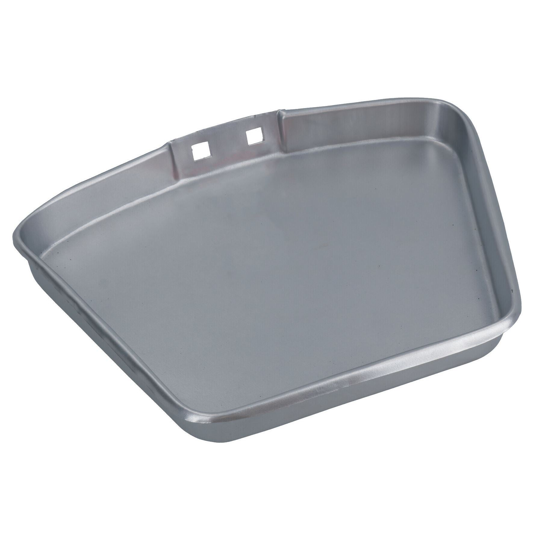 Galvanised 11" Metal Ashpan Ash Tray For 16" Fireplace With Handle & Gloves
