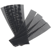 Plumbers Silicon Carbide Abrasive Cleaning Strips 250mm x 38mm 180 Grit