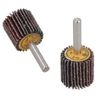 25mm 40 Grit Abrasive Flap Wheel Discs Sanding Rust Removal 6mm Shank