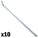 Horizontal Heavy Duty Restraint Strap 1000mm Length 100mm Bend Galvanised