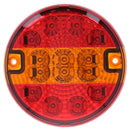 Round LED Truck Tail Light Lamp for Trailers Caravans 12v or 24v 2 Pack