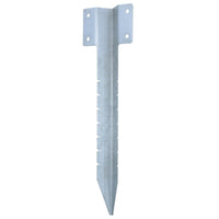 Garden Single Sleeper Straight Support Spike Stake Stainless Steel 440mm