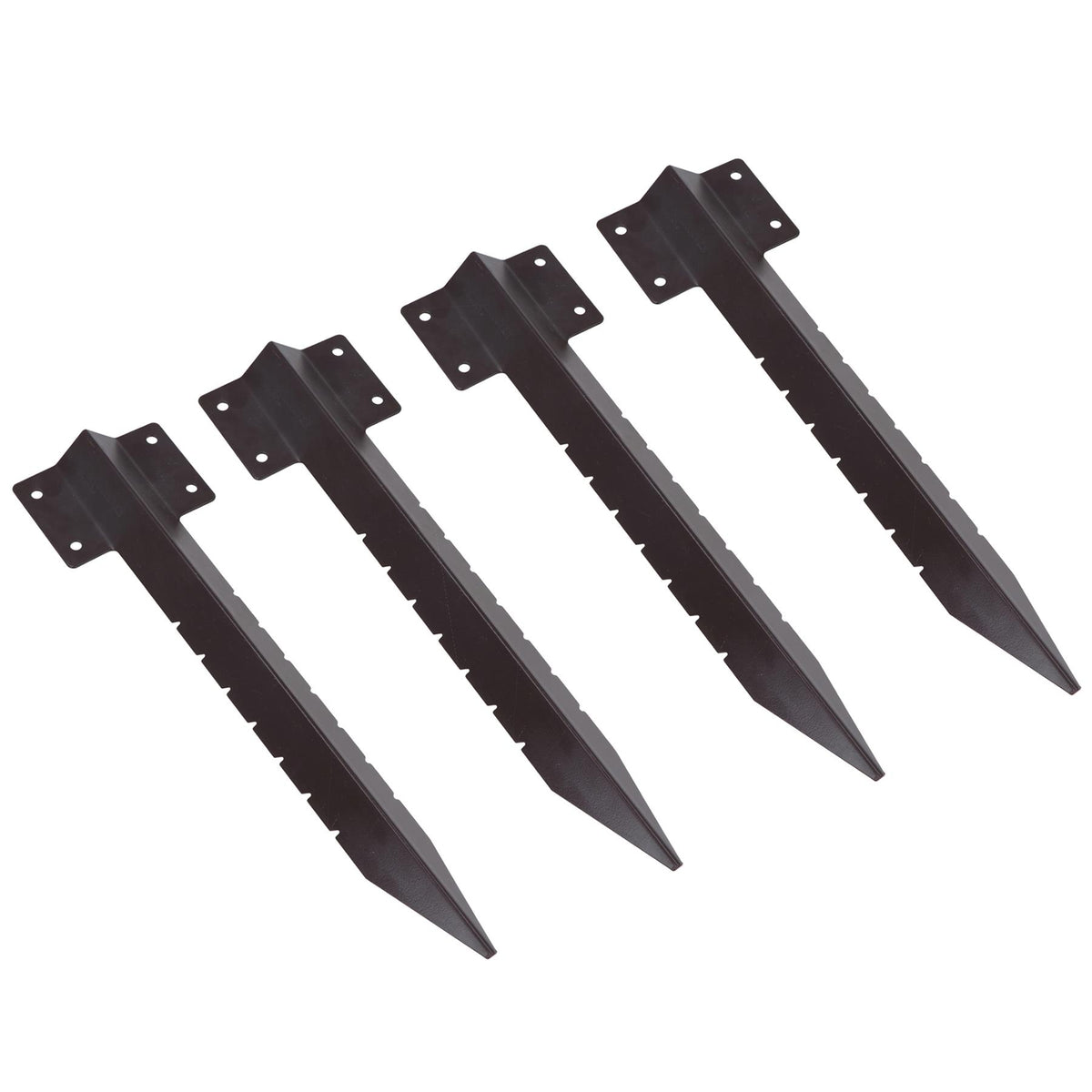 Garden Single Sleeper Straight Support Spike Stake Powder Coated 440mm