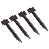 Garden Single Sleeper Straight Support Spike Stake Powder Coated 440mm