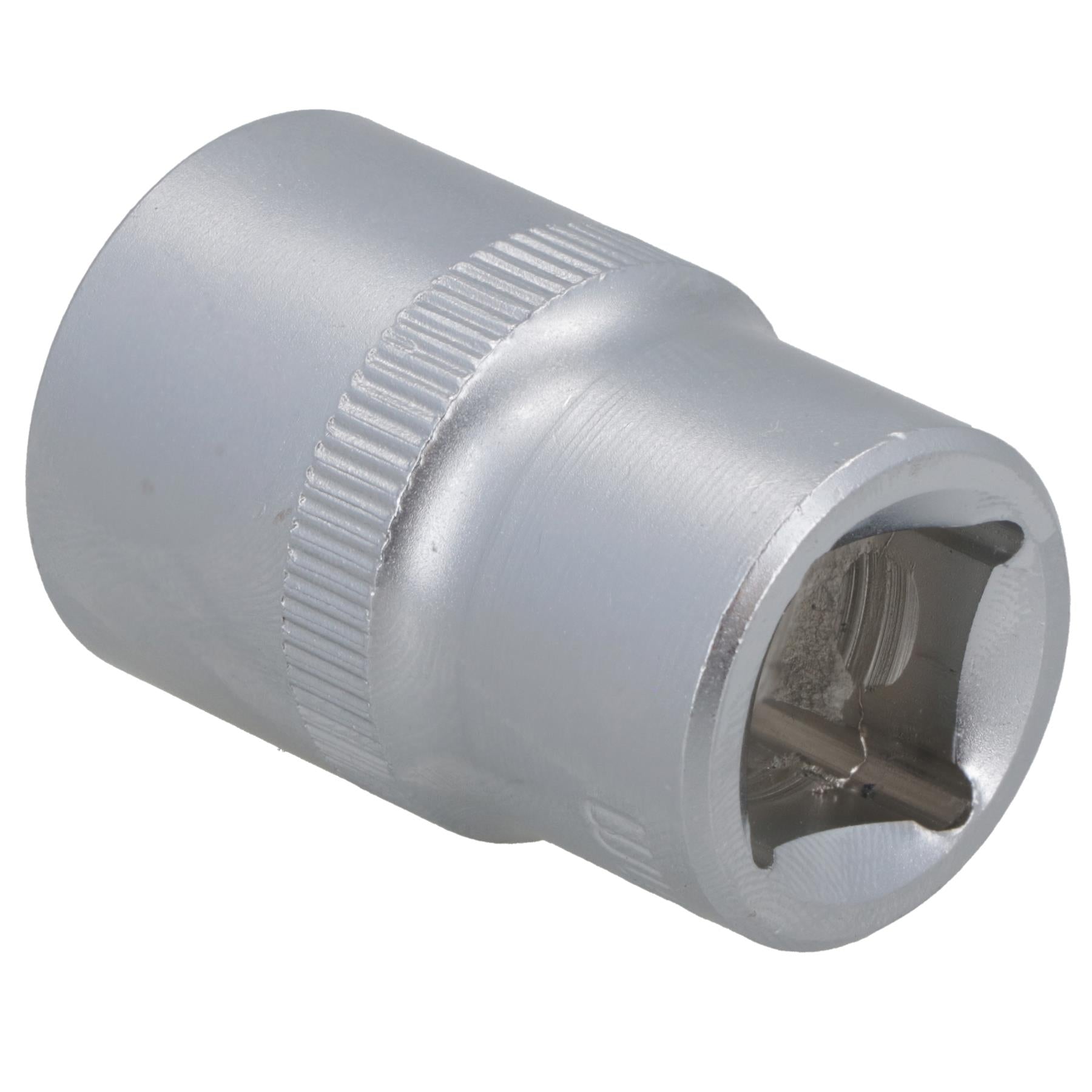 Douille à 6 pans 1/2" 19 mm Super Lock métrique peu profonde CRV à poignée moletée TE797