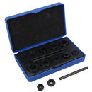 10pc Nut Style Bolt Twist Socket / Wheel Lock Nut Remover / Extractor Set AT027
