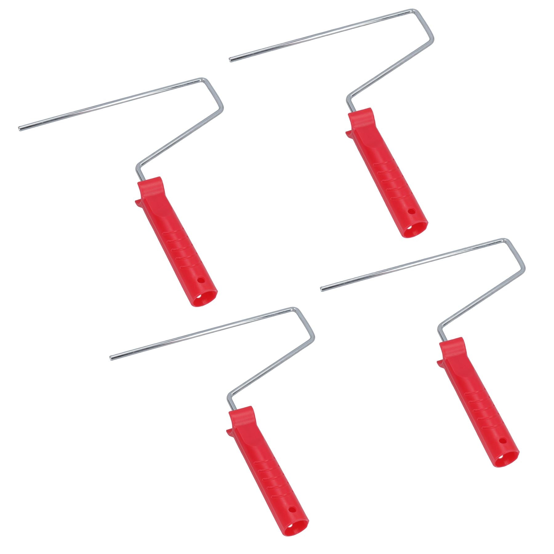 10in (250mm) Paint Painting + Decorating Roller Handle Frame Plastic Handle 4pc