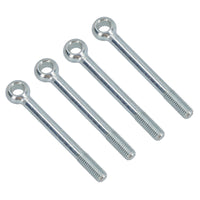 M10 100mm Eye Bolt Single Bolt Zinc Plated Threaded Rings DIN444 Catenary Wire