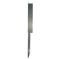 Garden Triple Sleeper Corner Support Stake Spike Stainless Steel 930mm