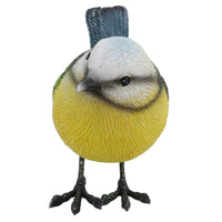 Blue Tit Garden Sculpture Ornament Statue Resin Decoration Animal Bird