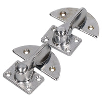 Lot de 2 attaches pivotantes pour plaque d'immatriculation de remorque Gravelly - Grande taille