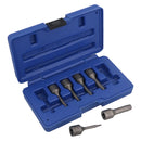 3/8" Impact Screw / Stud Extractor / Remover Set Reverse Thread 2-10mm 6pc AT023