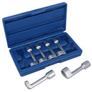 Douilles pour conduites d'injecteurs diesel 6 pièces 12 mm - 19 mm Outil de démontage de conduites de carburant 1/2"