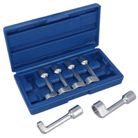 Douilles pour conduites d'injecteurs diesel 6 pièces 12 mm - 19 mm Outil de démontage de conduites de carburant 1/2"