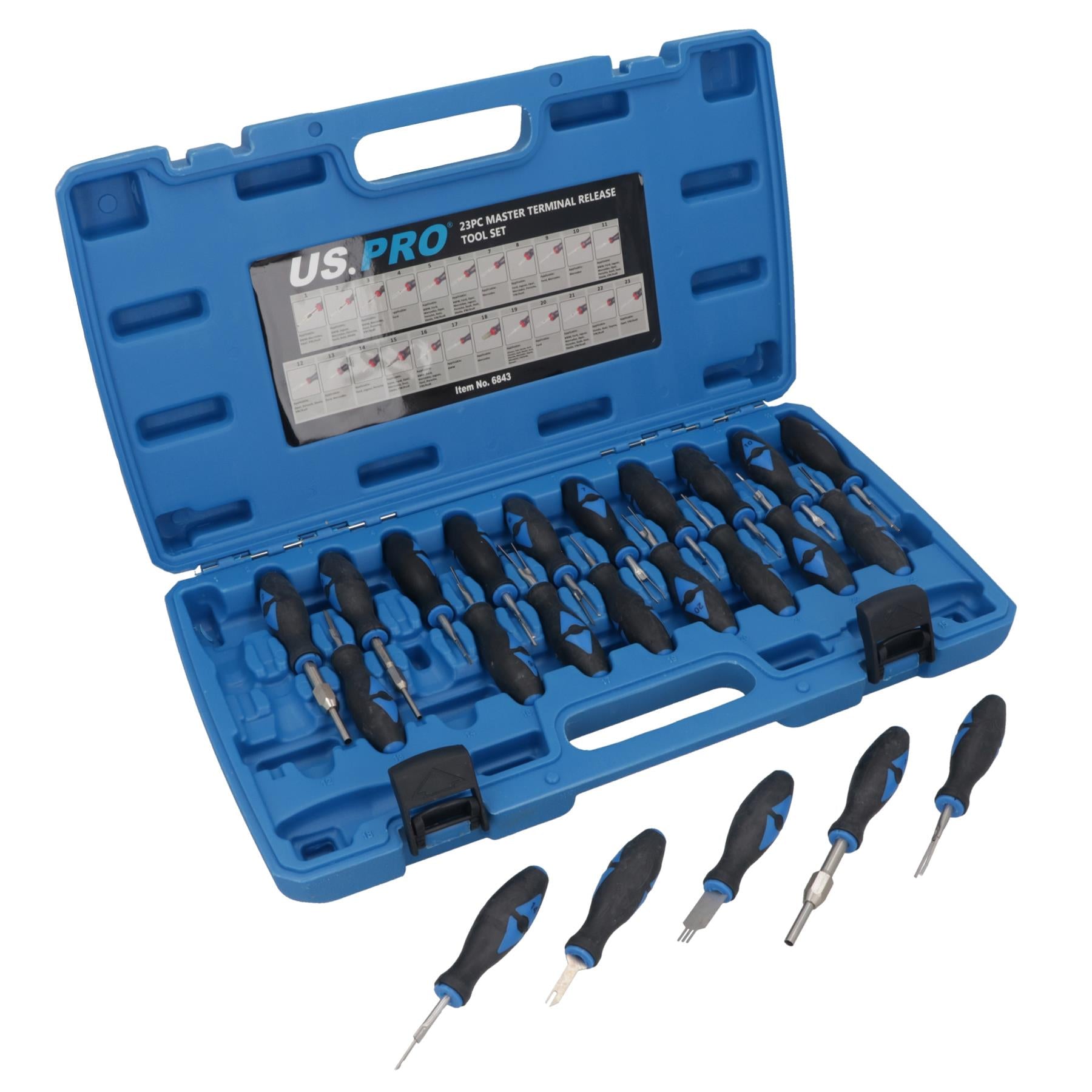 Master Universal Terminal Release Removal Remover Tool Set 23pc Bergen
