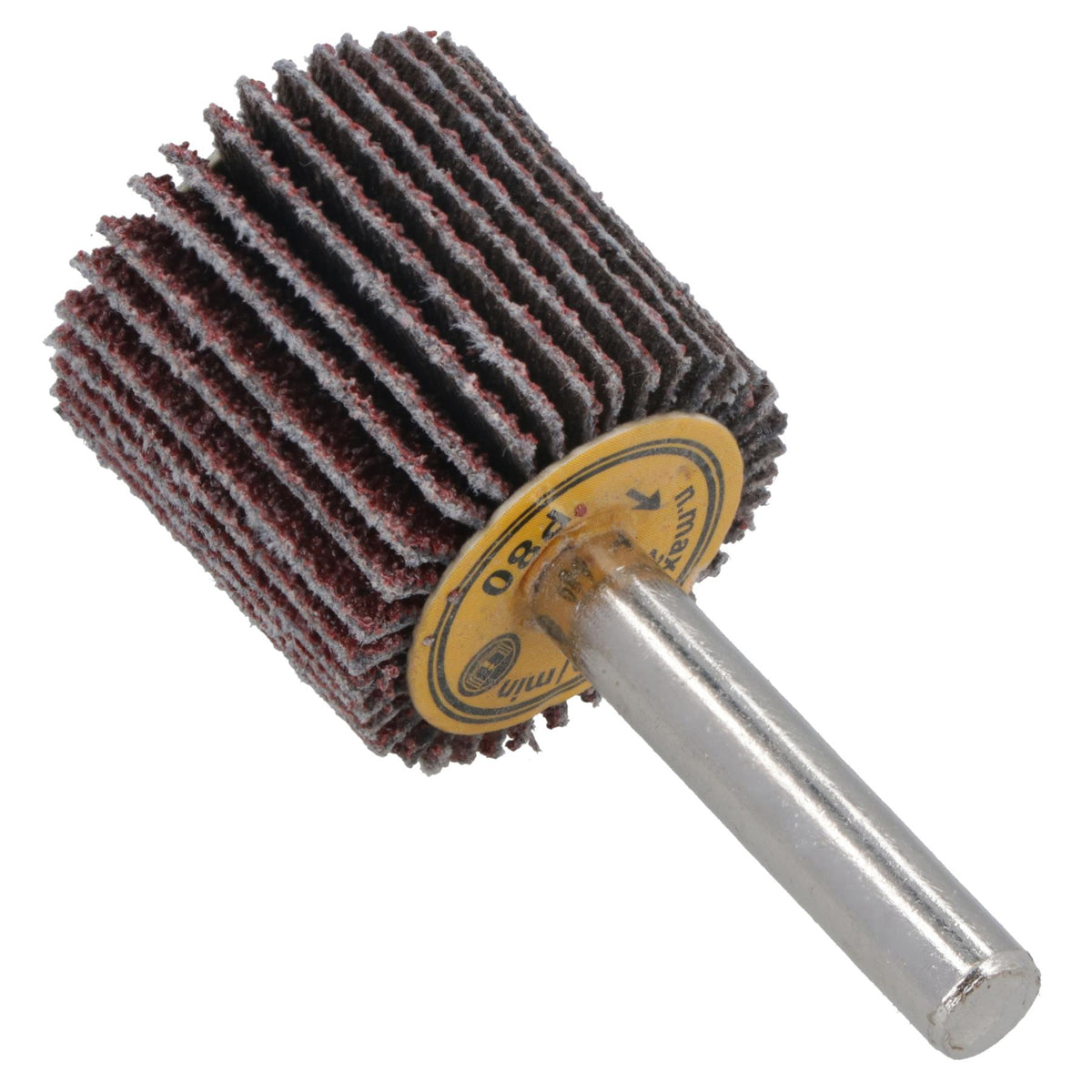 25mm 80 Grit Abrasive Flap Wheel Discs Sanding Rust Removal 6mm Shank